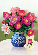 Load image into Gallery viewer, Peony Paradise Pop up Greeting Card
