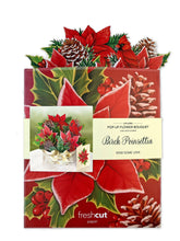 Load image into Gallery viewer, Birch Poinsettia Pop-up Greeting Cards
