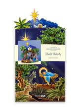 Load image into Gallery viewer, Starlit Nativity 3D Greeting Card

