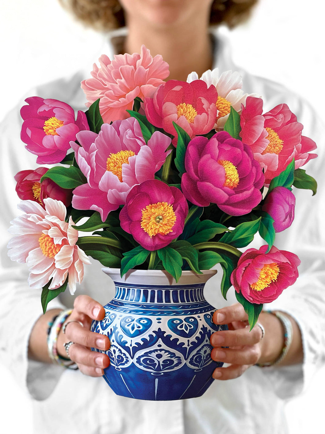 Peony Paradise Pop up Greeting Card