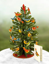 Load image into Gallery viewer, Winter Tree 3D with 36 colorful birds.
