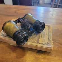 Load image into Gallery viewer, Wooden &amp; Brass Opera Binoculars
