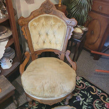 Load image into Gallery viewer, Gold Antique Chair
