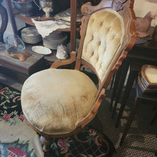 Load image into Gallery viewer, Gold Antique Chair
