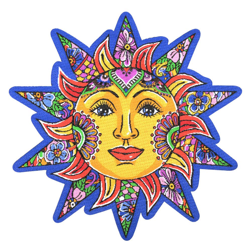 Sun Embroidered Patch