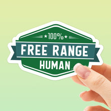 Load image into Gallery viewer, Free Range Human Stickers
