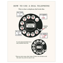 Load image into Gallery viewer, How to Use a Dial Telephone
