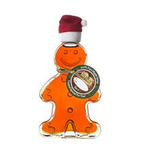 Load image into Gallery viewer, Pure Maple Syrup in Gingerbread Man Glass Bottle
