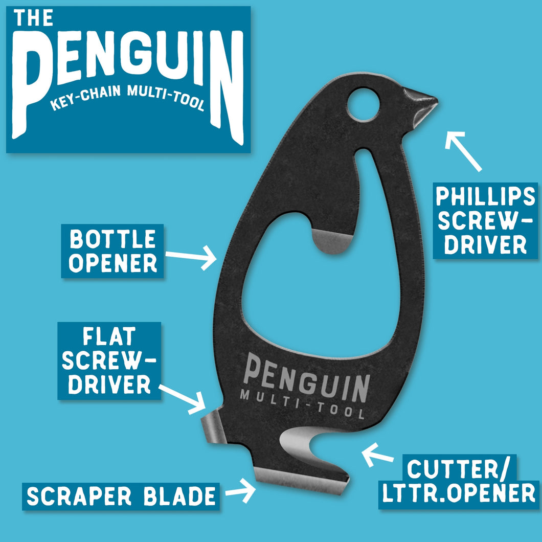 The Penguin Bottle Opener And Multi Tool