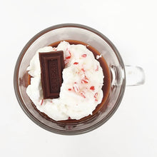 Load image into Gallery viewer, North Pole Peppermint Hot Chocolate Candle
