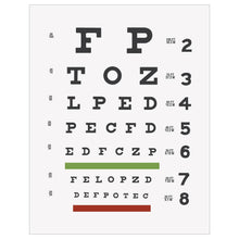 Load image into Gallery viewer, Eye Chart
