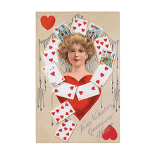 Load image into Gallery viewer, Victorian Valentines Postcard Book
