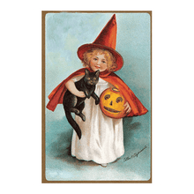 Load image into Gallery viewer, Wicked Witches &amp; Creepy Cats Postcard Book
