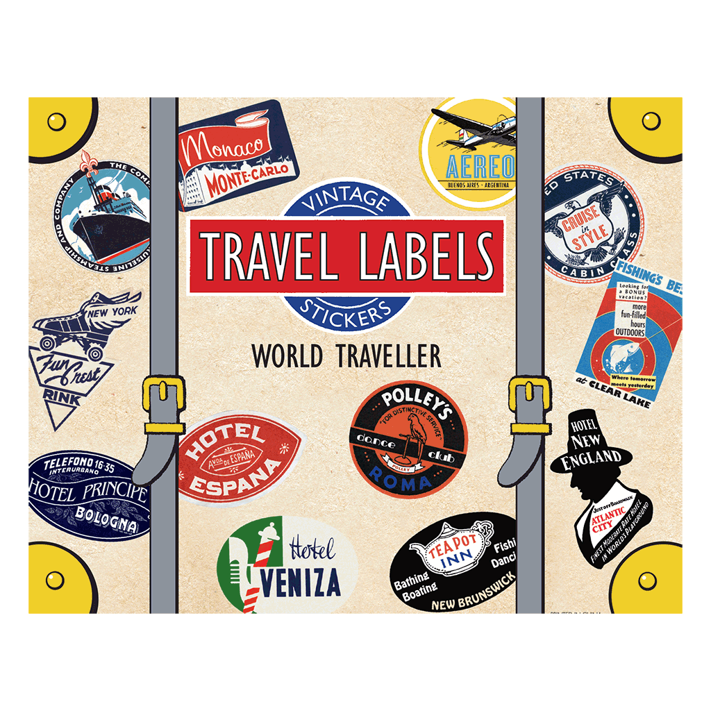Travel Label Sticker Box