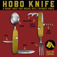 Load image into Gallery viewer, Hobo Knife Pocket Camping Knife
