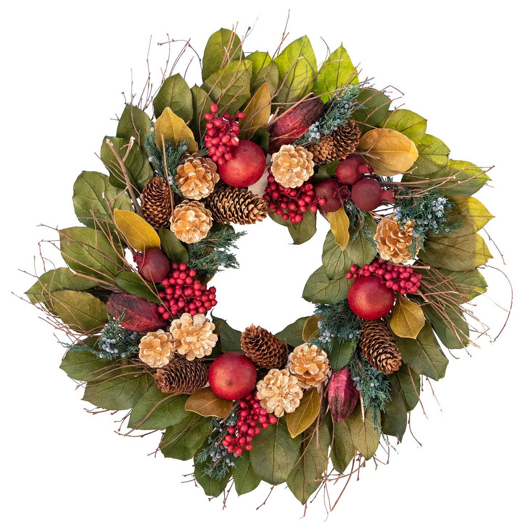 Dried Decorated Wreath