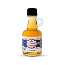 Load image into Gallery viewer, Amber Organic Vermont Maple Syrup - Glass Nip Bottle - 1.7oz
